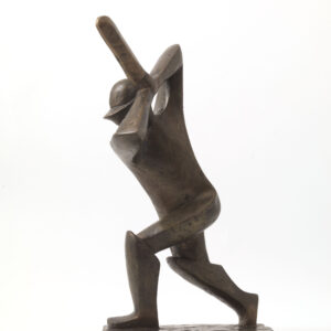 Cricket Player (Bronze) by Julia Godsiff