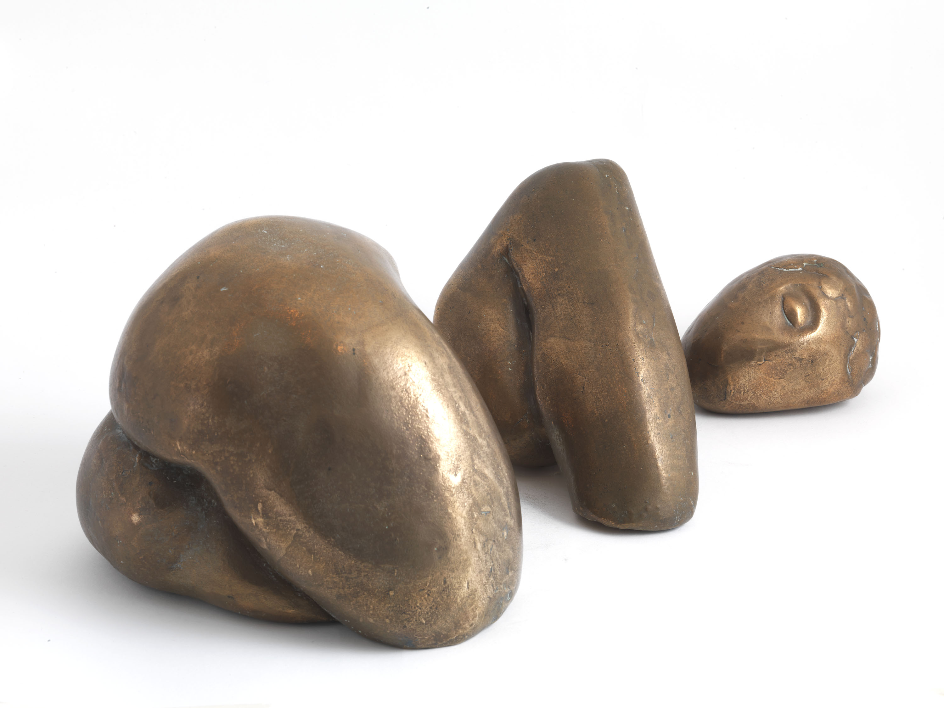 Sleeping Woman (Bronze) by Julia Godsiff