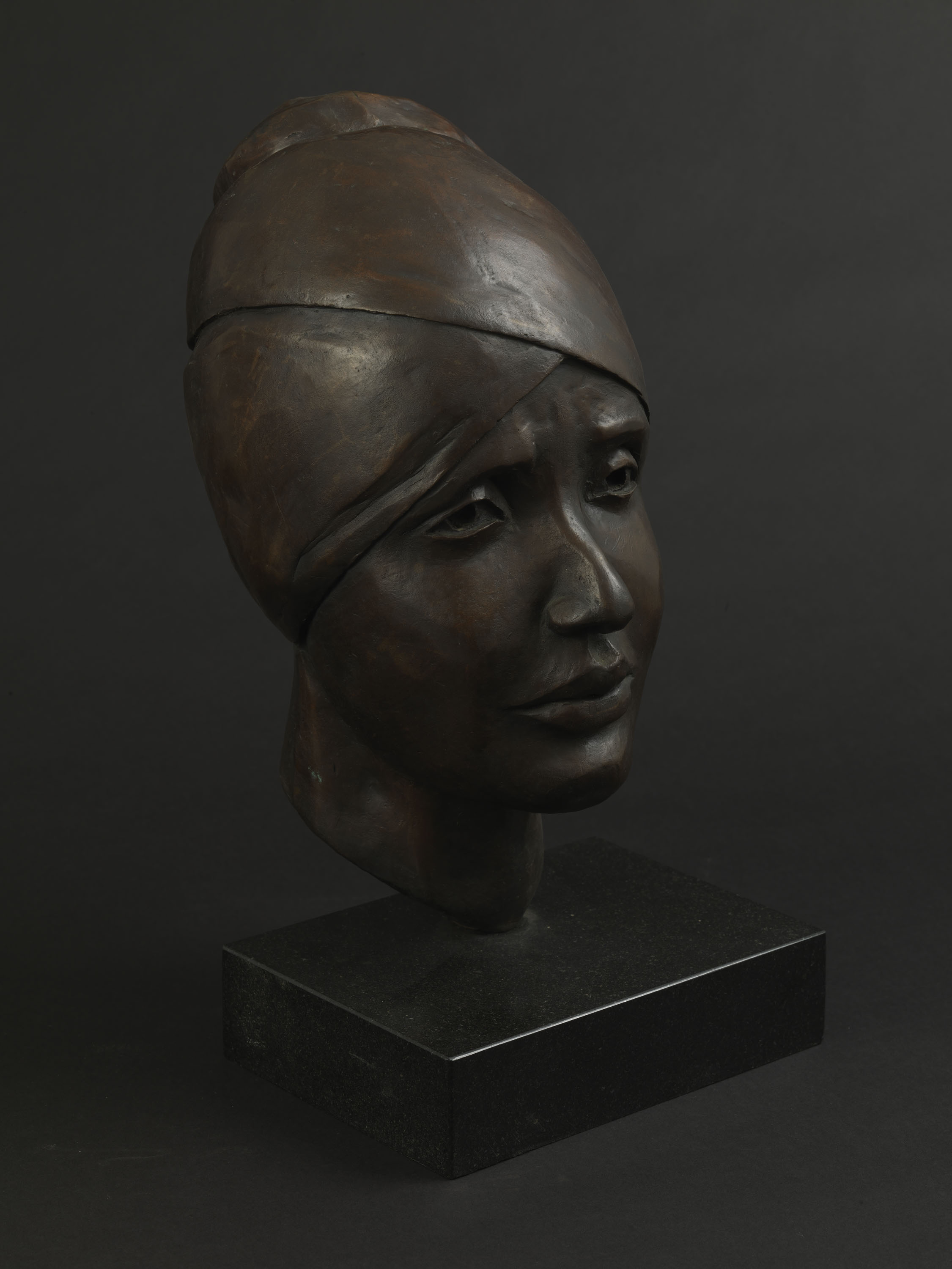 Winnie Mandela (Bronze) by Julia Godsiff