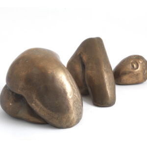 Sleeping Woman (Bronze) by Julia Godsiff